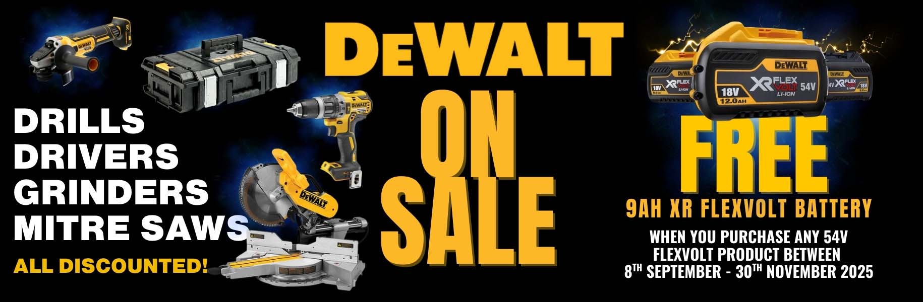 DEWALT, Power Tools, Sales, Offer, Joe McKenna,Ireland